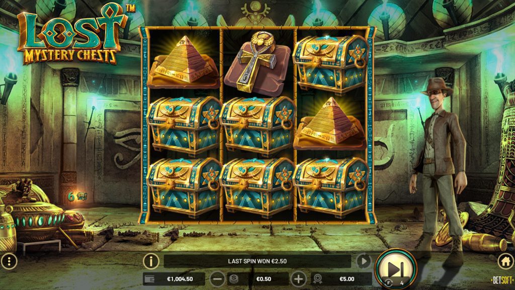 Gameplay del lotto Lost Mystery Chests