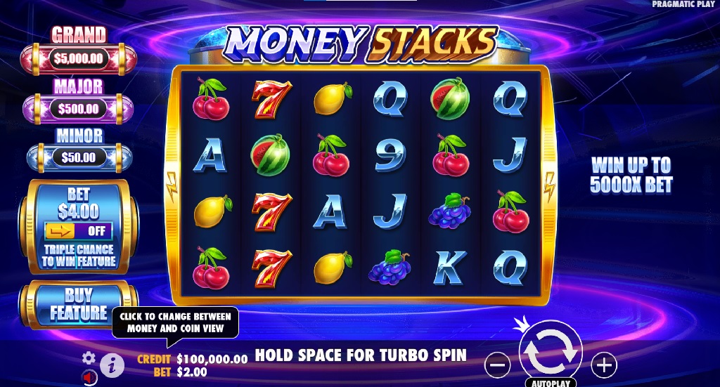 money stacks slot game
