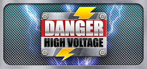 Danger High Voltage Slot