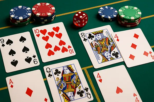casino dealer scène